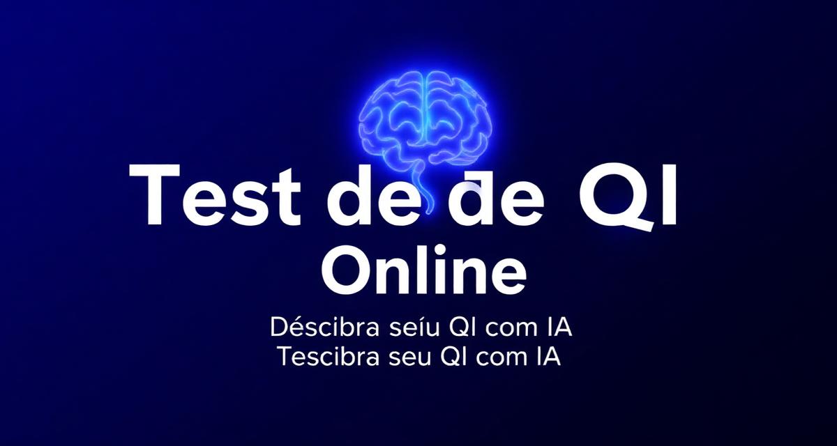 Teste de QI Grátis Online - Descubra seu QI em 10 Minutos | testedeqi.app